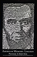 Lincoln Mosaic Poster