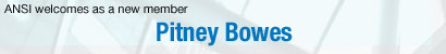 ANSI Welcome New Members: Pitney Bowes