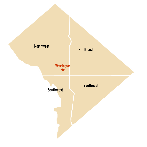 Map of District of Columbia