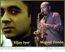 Image: Miguel Zenon and Vijay Iyer