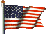 Waving United States of America Flag