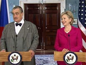 Date: 02/10/2009 Description: Secretary Clinton meets with Czech Republic Foreign Minister Karel Schwarzenberg.  State Dept Photo