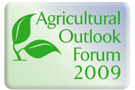 Logo for the 2009 Agricultural Outlook Forum