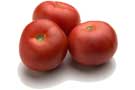 Three red tomatoes