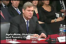 Gov. Tom Vilsack testifies at his Senate confirmation hearing