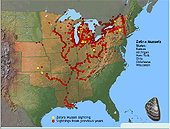 Invasive Species - Zebra Mussels dynamic map link