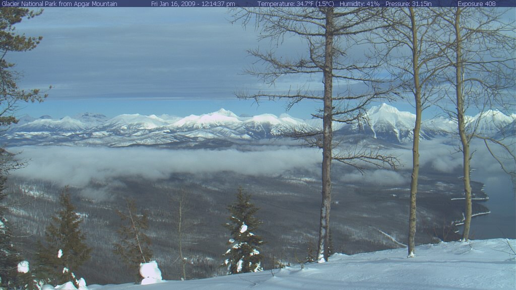 Apgar Mountain Webcam image
