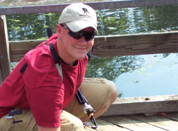 Successful angler from Walter Reed Medical Center with one of many trout caught.