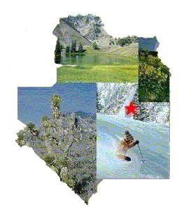 Map of the Intermountain Region boundaries.