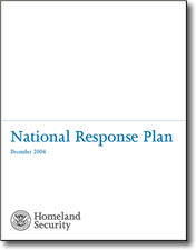 Cover of National Response Plan