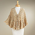Hand-Crocheted Capelet