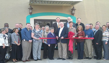 Photo of Ribbon Cutting at the Ruffin Theatre