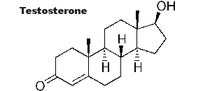 Testosterone chemical structure