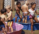 Young Children in Pool