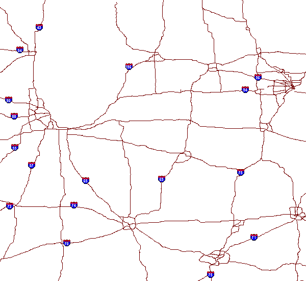 Latest radar image from the Northern Indiana radar and current weather warnings