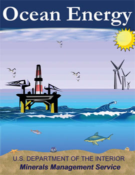 cover of publication illustrating offshore energy