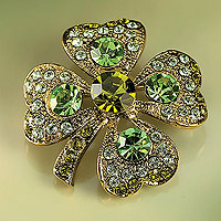 Four-Leaf Clover Pin