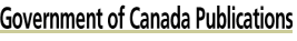 Government of Canada Publications