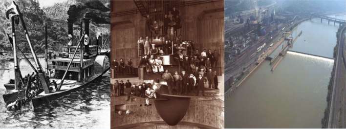 Historical images of USACE work