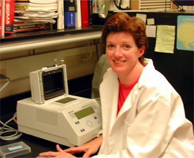 Kathy Anderson, lab technician