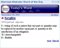 Merriam-Webster Word of the Day