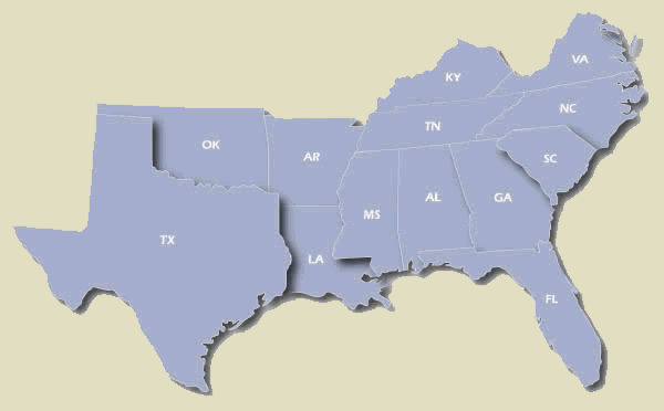 [Picture] A clickable photo of the southern states