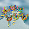 Cloisonné Butterfly Bookmarks