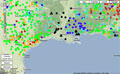 Image of real-time water data map.