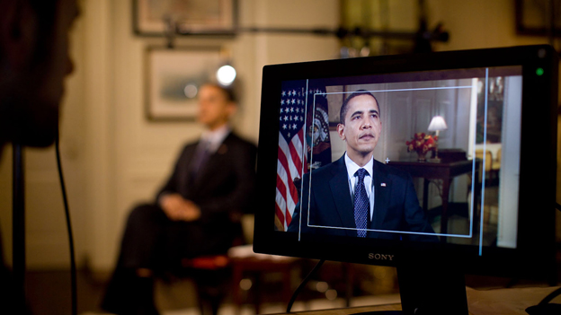 President Barack Obama records the Weekly Address.