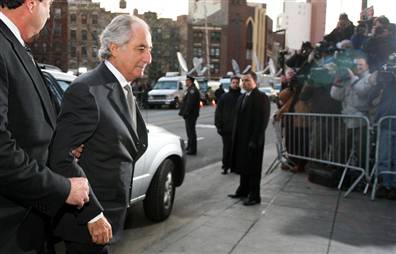 Image: Bernard Madoff arrives at Federal Court
