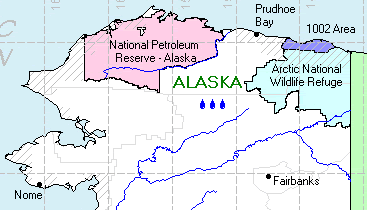 Renewable Potential Map detail of Alaska