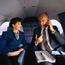 Business Man and Woman In Private Jet