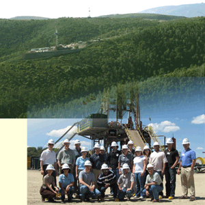 The 2008 AXPC Policymaker Field Trip to see natural gas exploration and production in the West included a visit to drilling operations on Colorado's Roan Plateau.