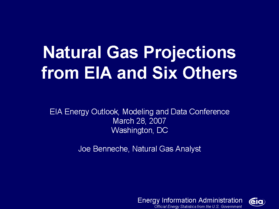 2006 EIA Energy Outlook and Modeling Conference