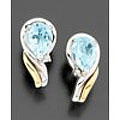 Aquamarine Earrings from Macy's
