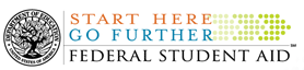 U.S. Department of Education and Federal Student Aid logo (Start Here. Go Further.)