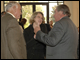 Secretary Spellings greets guests at Louisiana State University in Baton Rouge, Louisiana.