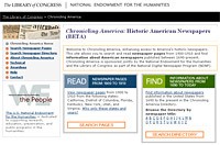 Chronicling America: Historic American Newspapers