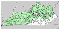 Map of Declared Counties for Emergency 3302