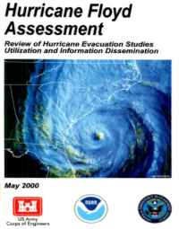 [graphic of cover of report-Hurricane Floyd Assessment: Review of Hurricane Evacuation Studies Utilization and Information Dissemination]