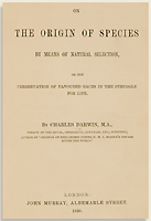Charles Darwin, On the Origin of Species (London: John Murray, 1859), title page. Rare Book Collection, National Library of Medicine