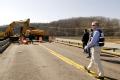Lt. Governor Kinder tours damaged roadworks in Missouri