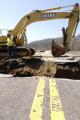 Damaged bridge in Missouri