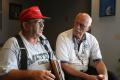 FEMA External Affairs worker speaks with a resident in Iowa