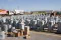 Transformers in a staging area in Texas