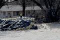 Ground level flooding in North Dakota