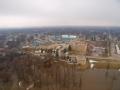 Aerial of the Red River of the North in North Dakota