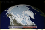 Data visualization: Arctic sea ice.