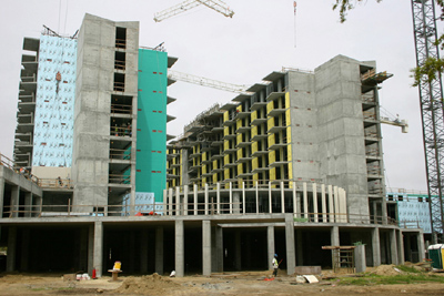 View of Gulport Campus construction