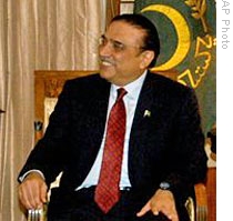 President Asif Ali Zardari in Islamabad, 13 Apr 2009